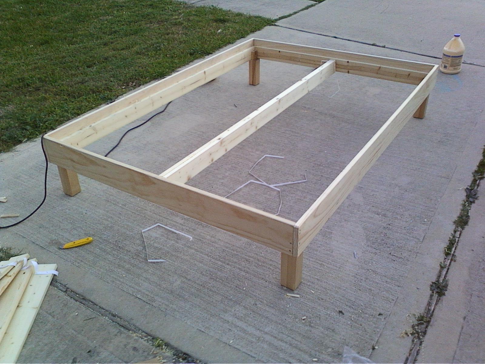 Box Bed Frame Plans