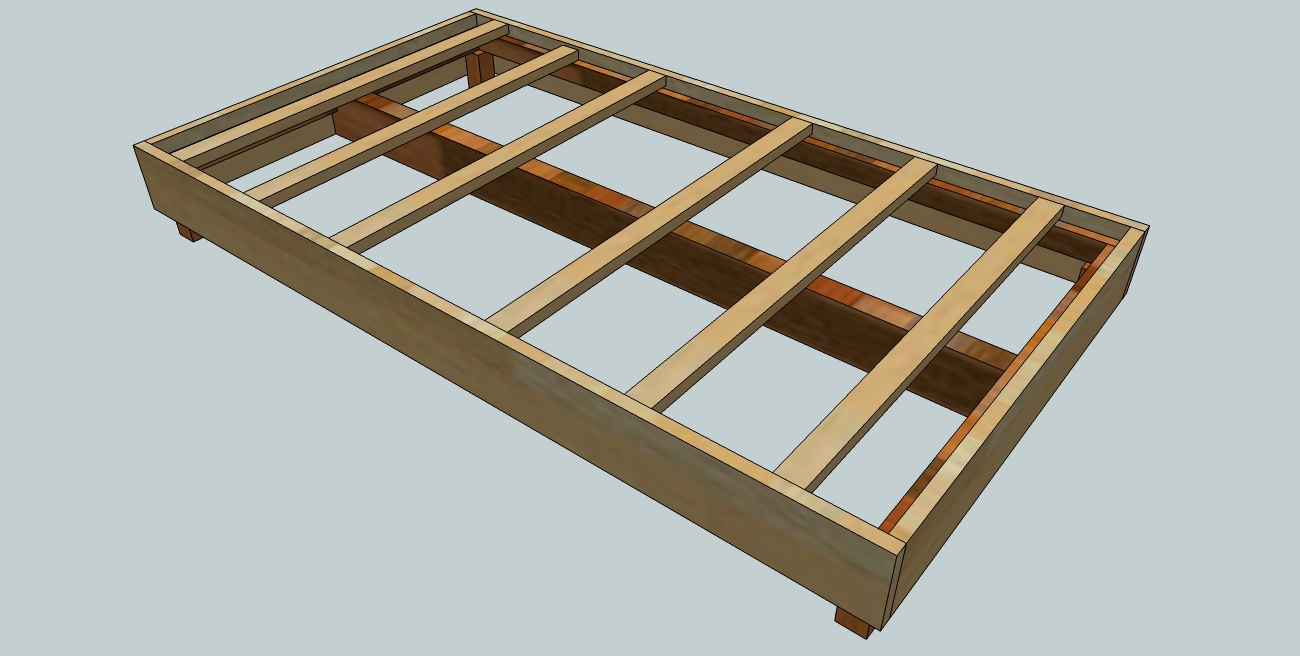 Rustic Wood Bed Frame Plans
