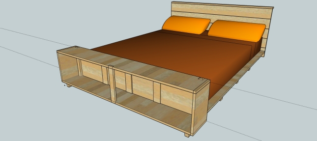 platform bed with drawers queen made with pocket hole